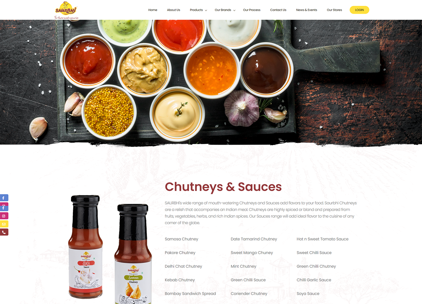 chutnery and sauces